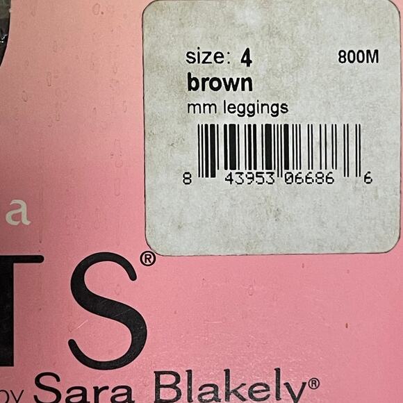 Assets by Sara Blakely Marvelous Mama Lucky Leggings 800M - Brown - Size 4 - Picture 5 of 6